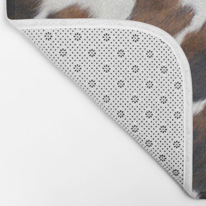 Brown Cowhide Bath Mat Gallery Image 2