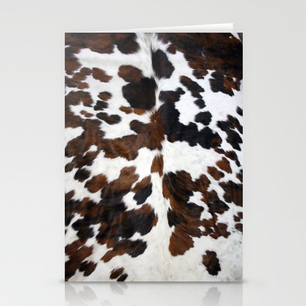 Brown Cowhide Stationery Card Gallery Image 2