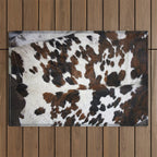 Brown Cowhide Outdoor Rug Gallery Image 1