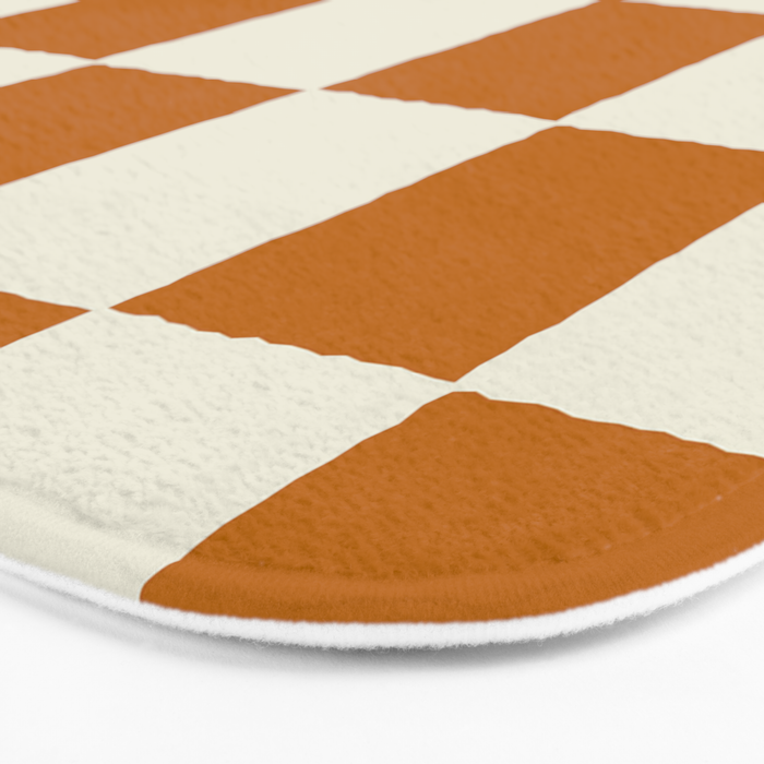 DESERT CHECKER GINGER Bath Mat Gallery Image 3