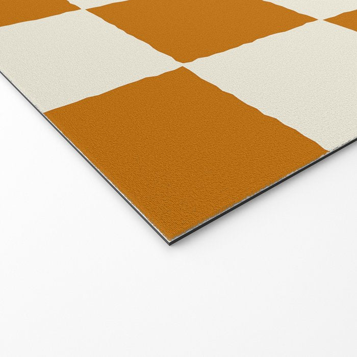 DESERT CHECKER GINGER Welcome Mat Gallery Image 2