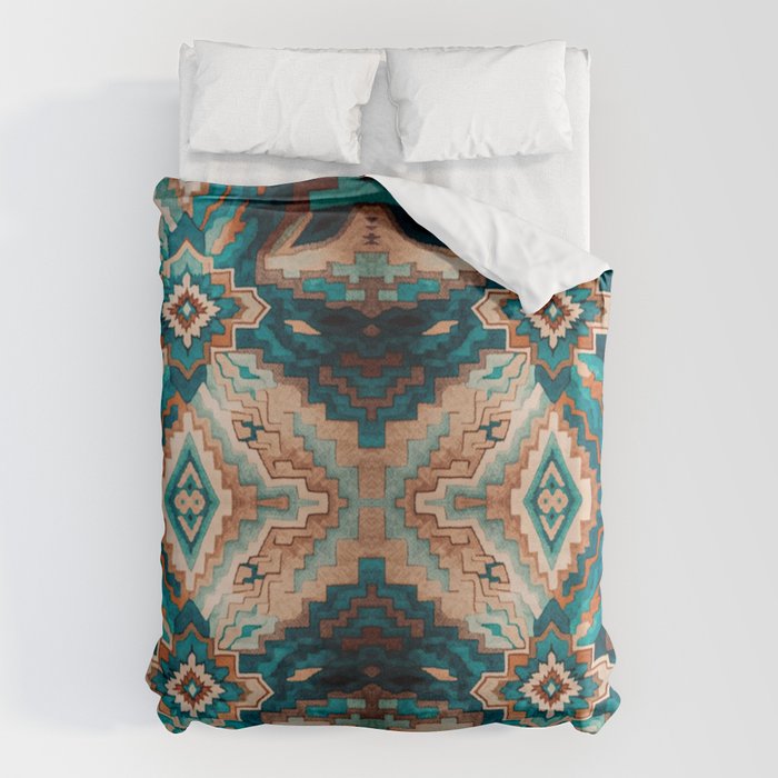 Abstract Geometric Southwest Duvet Cover Gallery Image 6