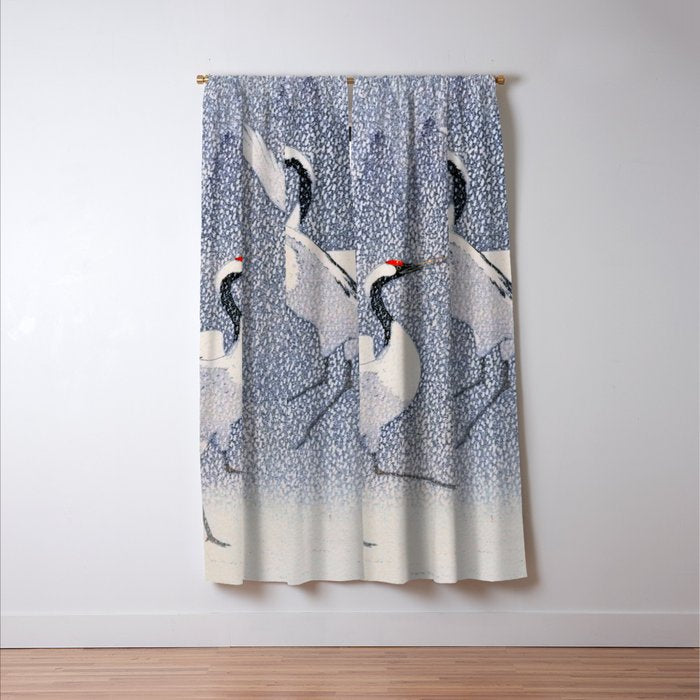Dance of Eternal Love Antique Japanese Woodblock Print  Window Curtain Gallery Image 3