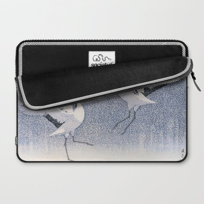 Dance of Eternal Love Antique Japanese Woodblock Print  Laptop Sleeve Gallery Image 2