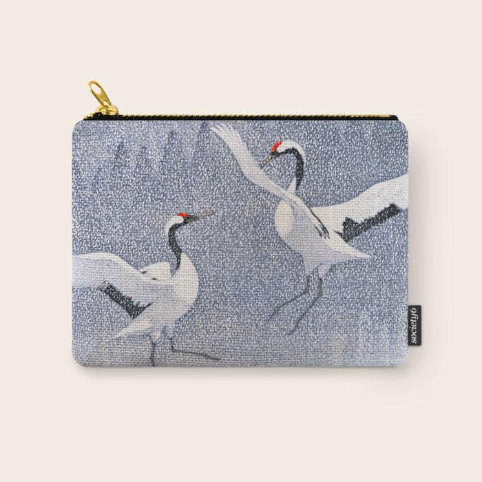 Dance of Eternal Love Antique Japanese Woodblock Print  Carry All Pouch Gallery Image 1