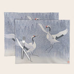 Dance of Eternal Love Antique Japanese Woodblock Print  Placemat Gallery Image 1
