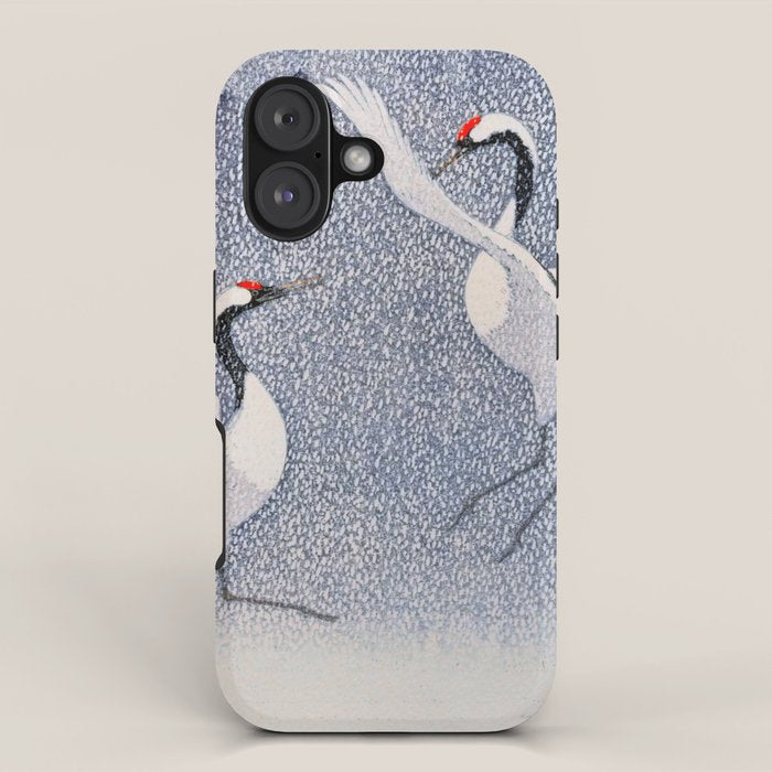 Dance of Eternal Love Antique Japanese Woodblock Print  iPhone Case Gallery Image 1