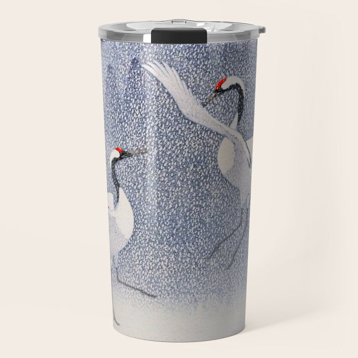Dance of Eternal Love Antique Japanese Woodblock Print  Travel Mug Gallery Image 1