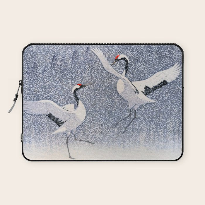 Dance of Eternal Love Antique Japanese Woodblock Print  Laptop Sleeve Gallery Image 1