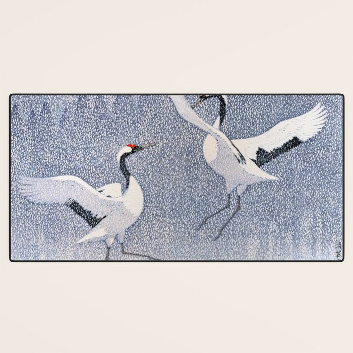 Dance of Eternal Love Antique Japanese Woodblock Print  Desk Mat Gallery Image 3