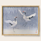Dance of Eternal Love Antique Japanese Woodblock Print  Serving Tray Gallery Image 1
