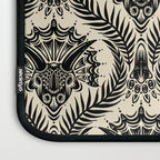 Triceratops Damask - black and cream Laptop Sleeve Gallery Image 3