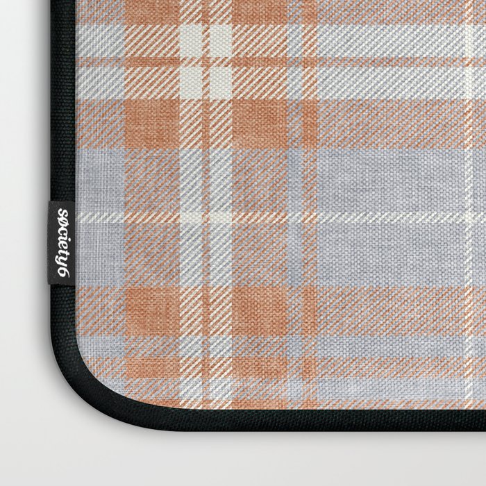 fall plaid - warm neutrals Laptop Sleeve Gallery Image 3