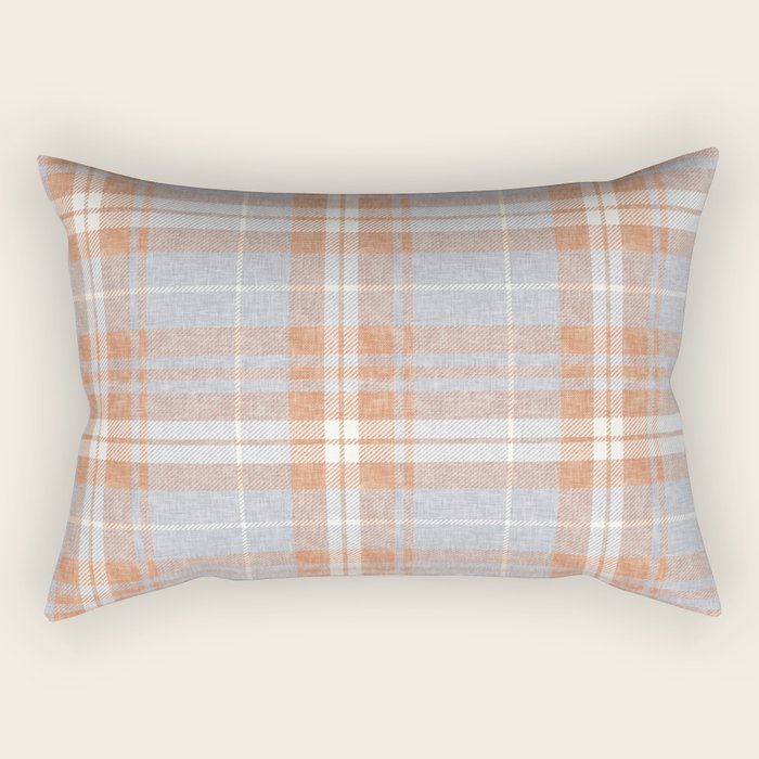 fall plaid - warm neutrals Rectangular Pillow Gallery Image 1