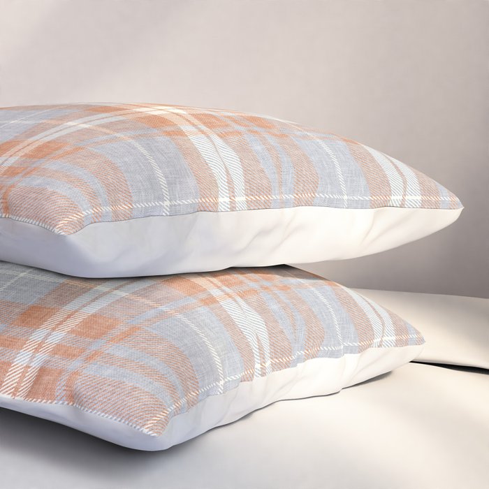 fall plaid - warm neutrals Pillow Sham Gallery Image 3