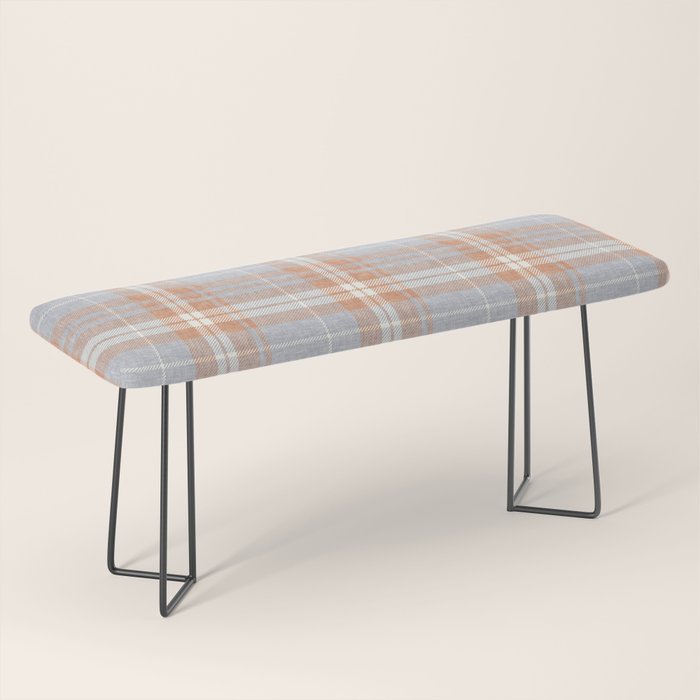 fall plaid - warm neutrals Bench Gallery Image 1