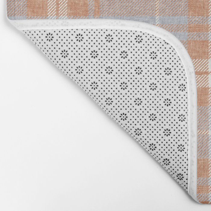 fall plaid - warm neutrals Bath Mat Gallery Image 2