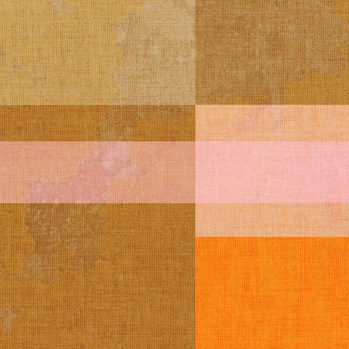 Cosy Heritage Woven Plaid 2 earthy orange blue green Coffee Mug Gallery Image 2