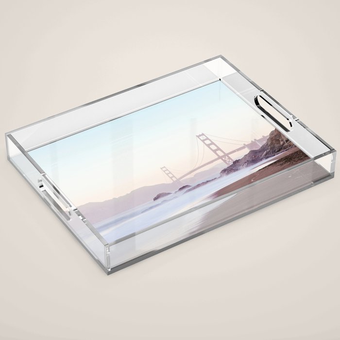 Golden Gate Bridge, San Francisco Acrylic Tray Gallery Image 1