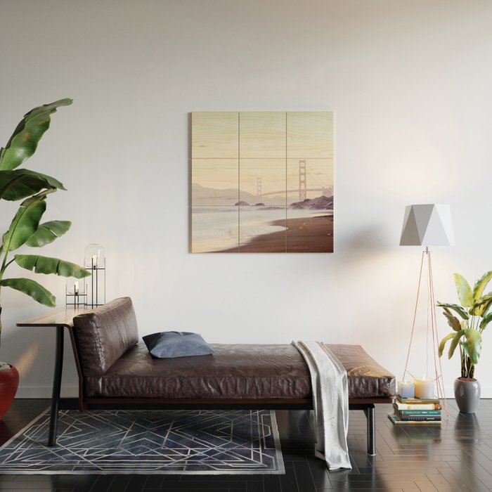 Golden Gate Bridge, San Francisco Wood Wall Art Gallery Image 2