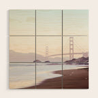 Golden Gate Bridge, San Francisco Wood Wall Art Gallery Image 1