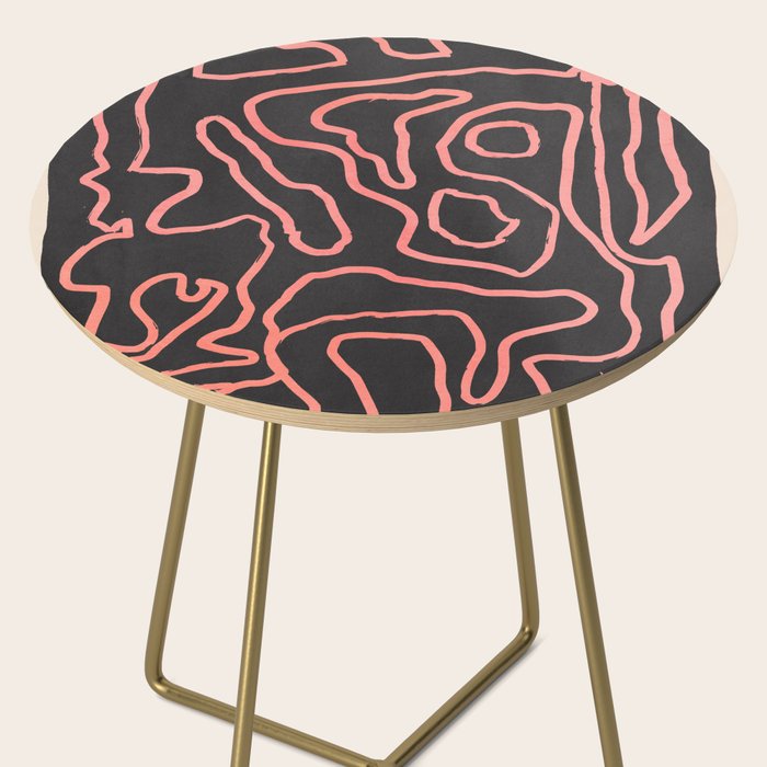 Abstract line art 209 Side Table Gallery Image 2
