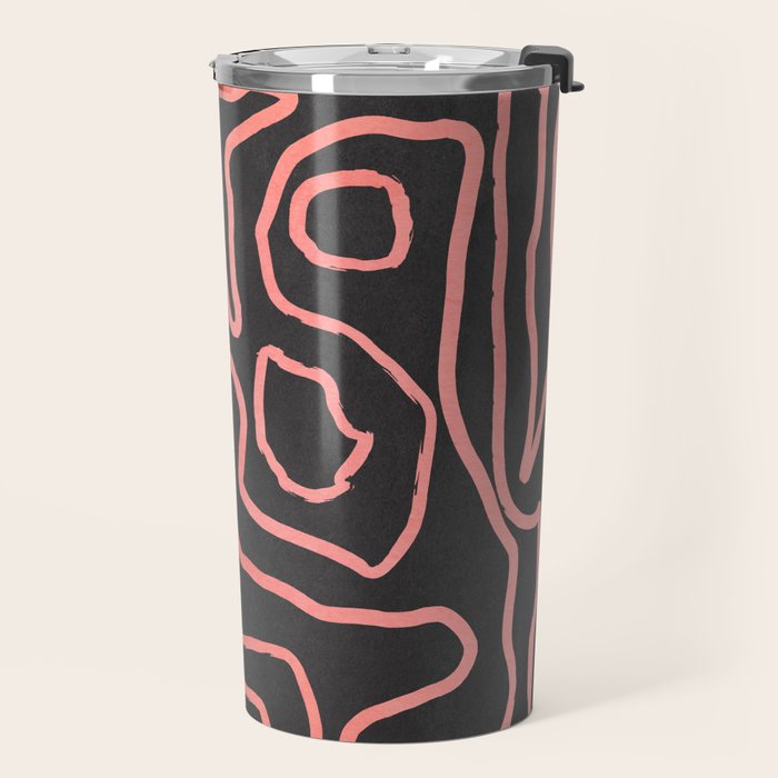Abstract line art 209 Travel Mug Gallery Image 2