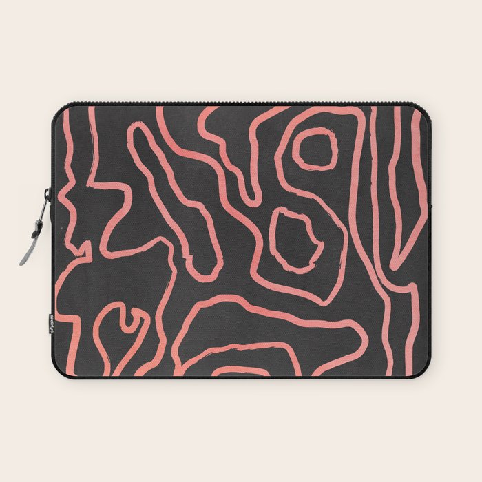 Abstract line art 209 Laptop Sleeve Gallery Image 1