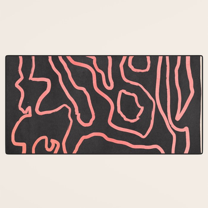 Abstract line art 209 Desk Mat Gallery Image 3