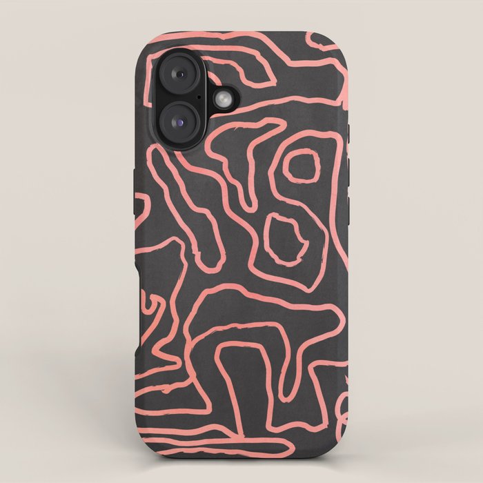 Abstract line art 209 iPhone Case Gallery Image 1