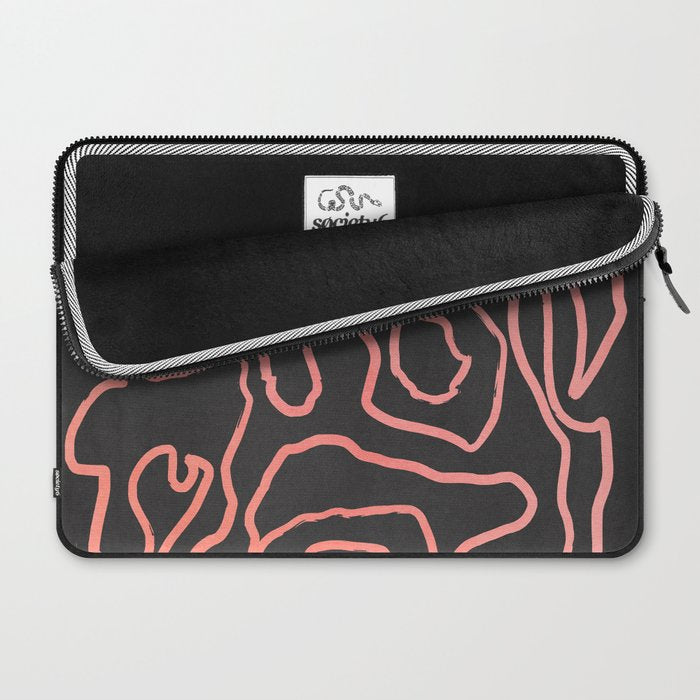 Abstract line art 209 Laptop Sleeve Gallery Image 2