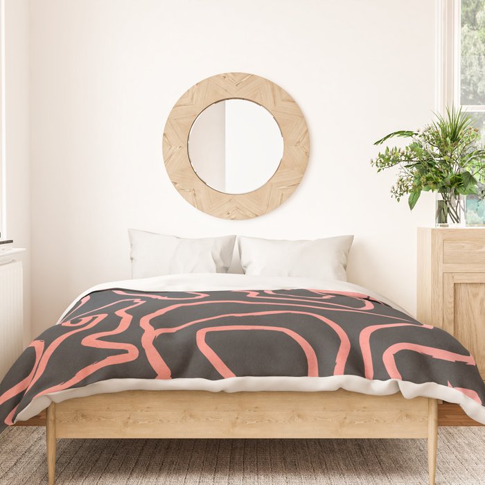 Abstract line art 209 Duvet Cover Gallery Image 3