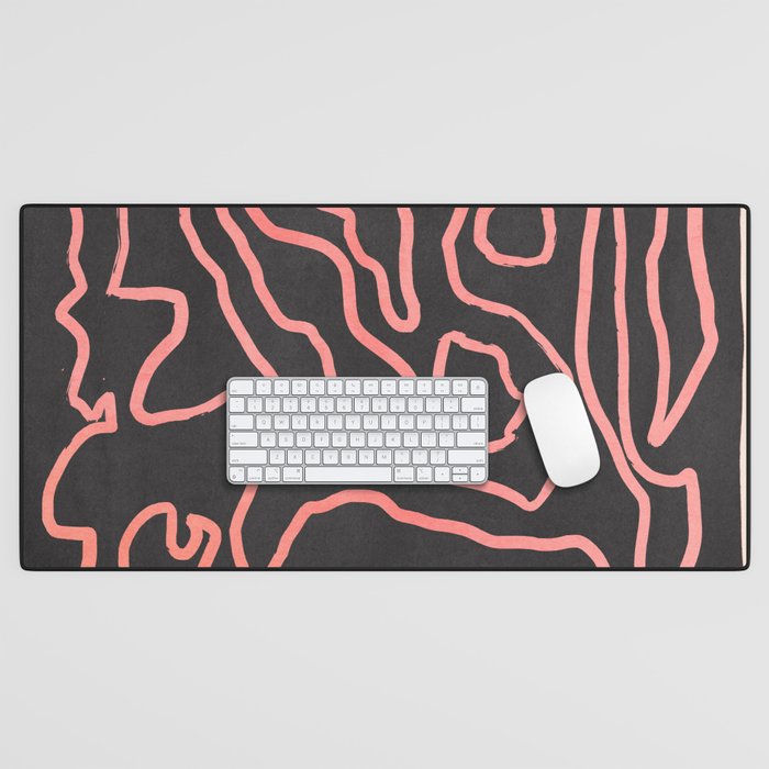 Abstract line art 209 Desk Mat Gallery Image 1