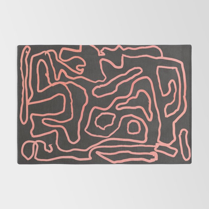 Abstract line art 209 Rug Gallery Image 2