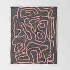 Abstract line art 209 Throw Blanket Gallery Image 2