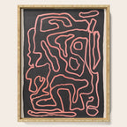 Abstract line art 209 Serving Tray Gallery Image 1