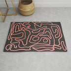 Abstract line art 209 Rug Gallery Image 1