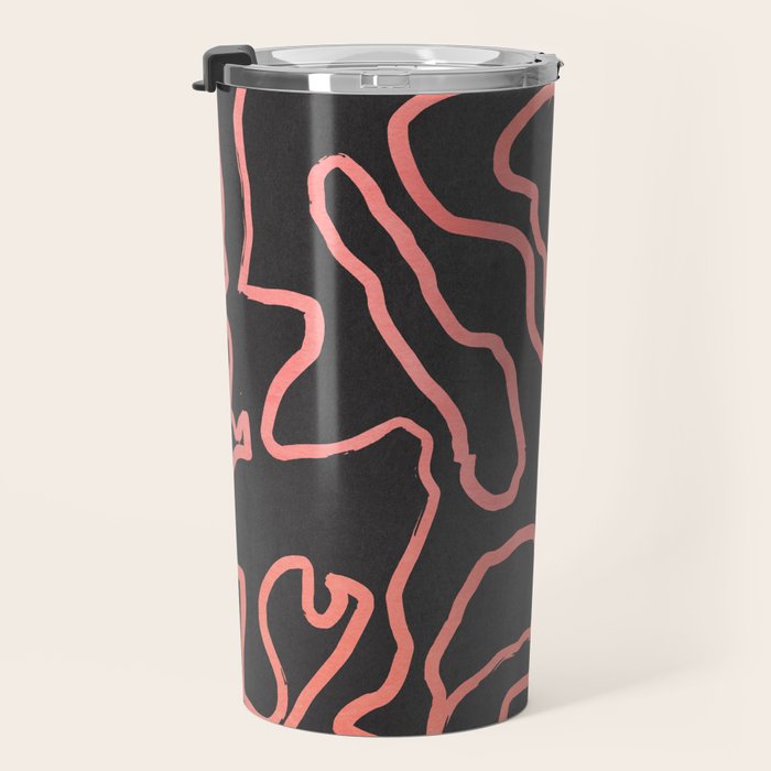 Abstract line art 209 Travel Mug Gallery Image 3