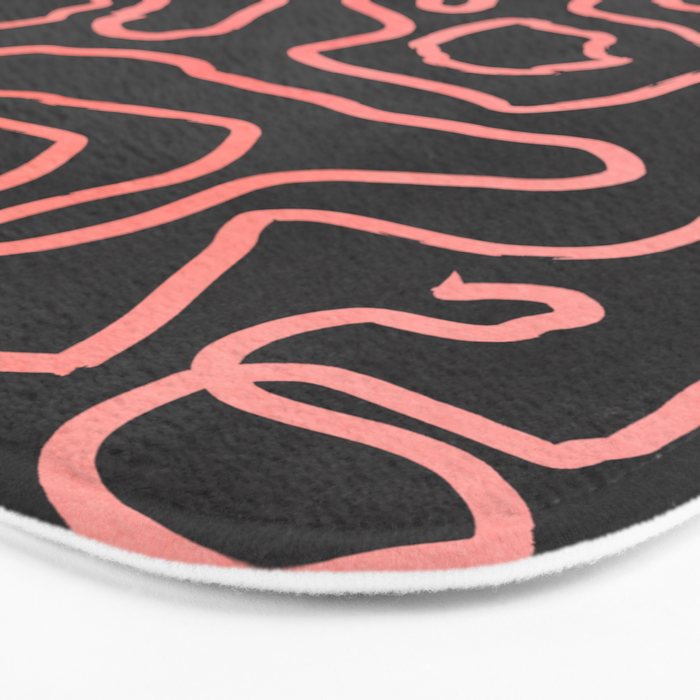 Abstract line art 209 Bath Mat Gallery Image 3