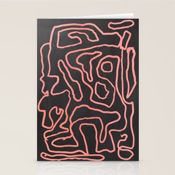 Abstract line art 209 Stationery Card Gallery Image 1