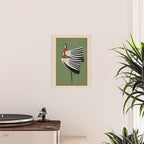 Striped Bird Pair Poster Gallery Image 2