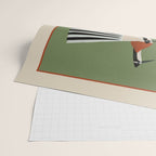 Striped Bird Pair Wrapping Paper Gallery Image 2