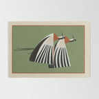 Striped Bird Pair Rug Gallery Image 2