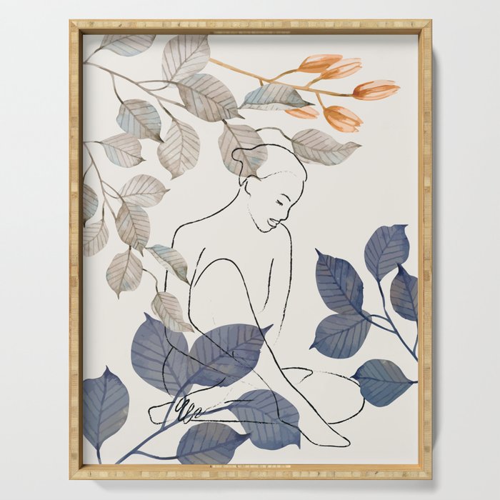 Peace in the Shade 03 Serving Tray Gallery Image 1
