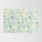 Jellyfish and Coral-Yellow Rug Gallery Image 2