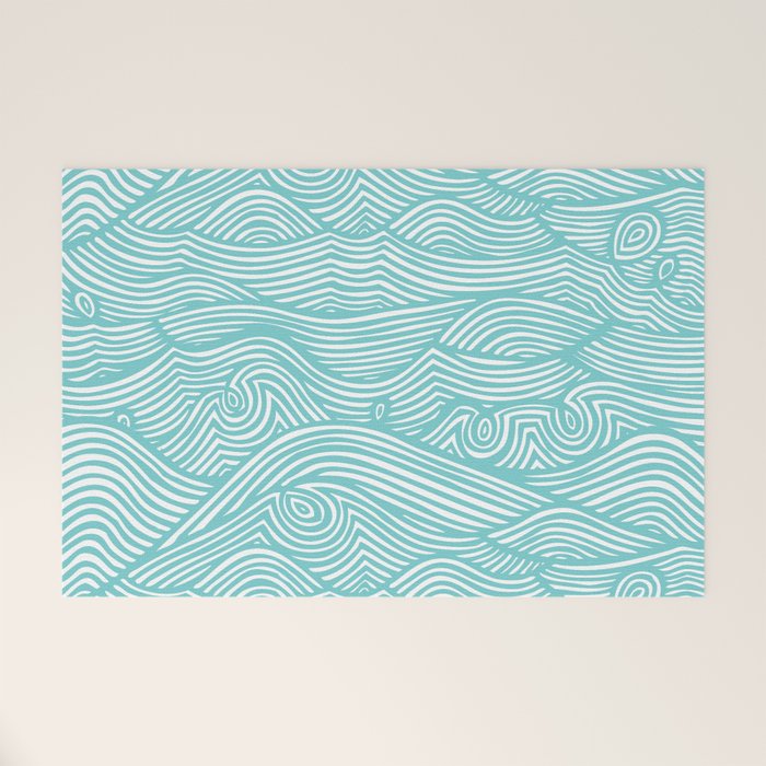 Waves Welcome Mat Gallery Image 1