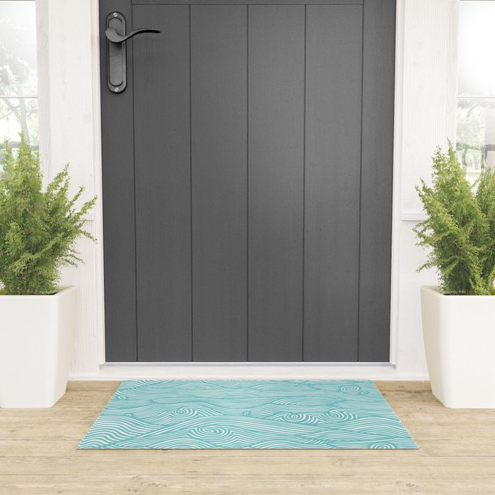 Waves Welcome Mat Gallery Image 3