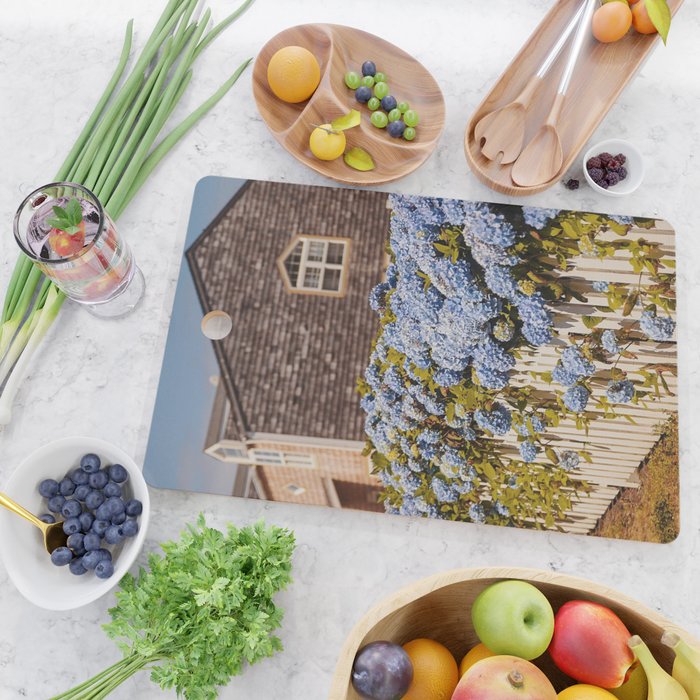 Cannon Beach Hydrangeas  Cutting Board Gallery Image 2