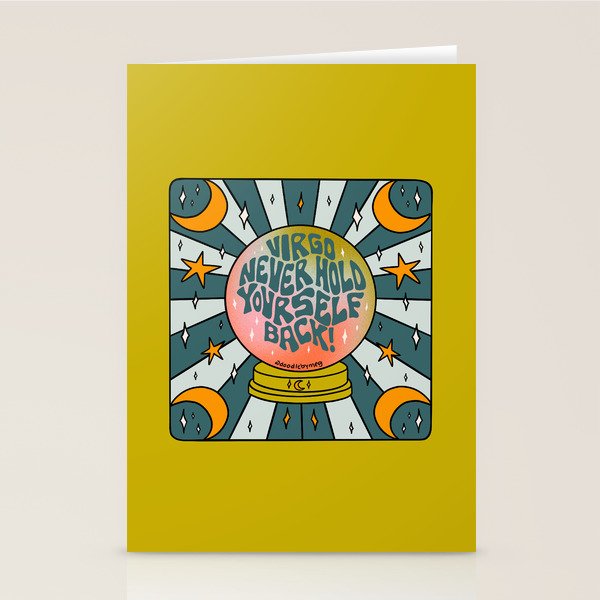 Virgo Crystal Ball Stationery Card Gallery Image 2