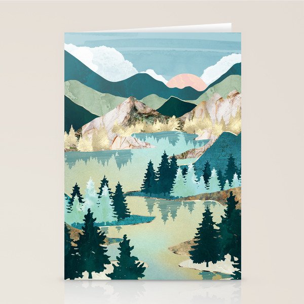 Winter Sun Stationery Card Gallery Image 2